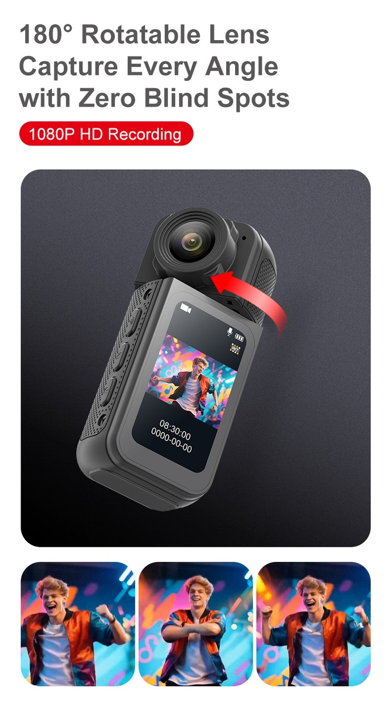 S83 Rotatable Lens Pocket Mini Action Camera