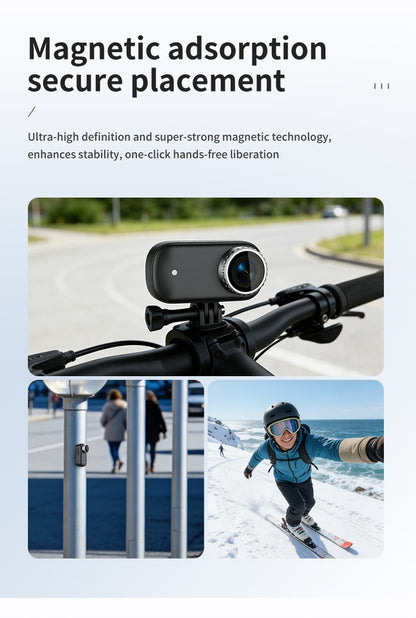 T8 4K HD Thumb-Sized Portable Action Camera Built-in Preview Screen