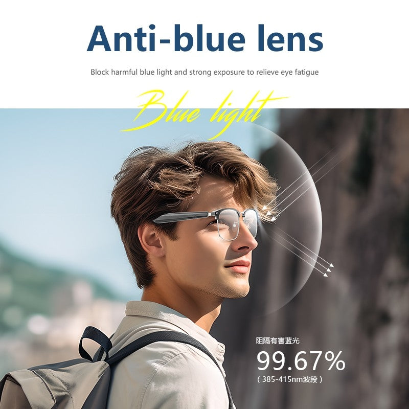 Touch Control Smart Bluetooth Glasses with Multi Functions