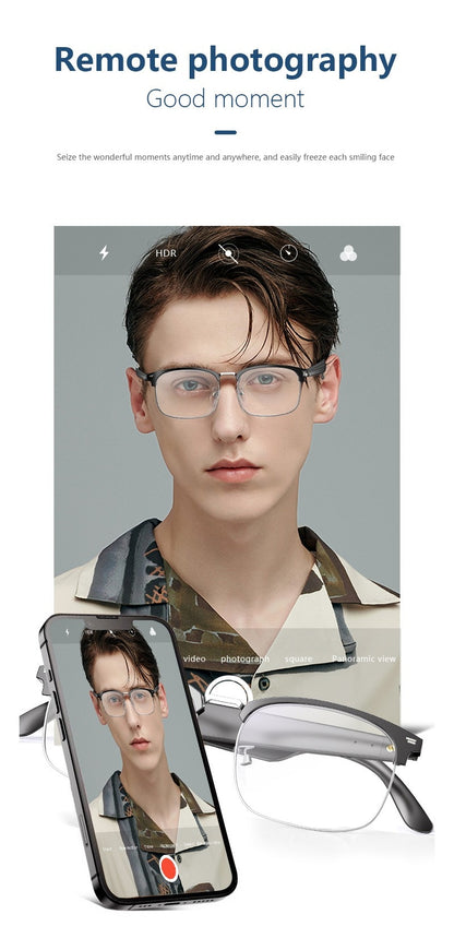 Touch Control Smart Bluetooth Glasses with Multi Functions