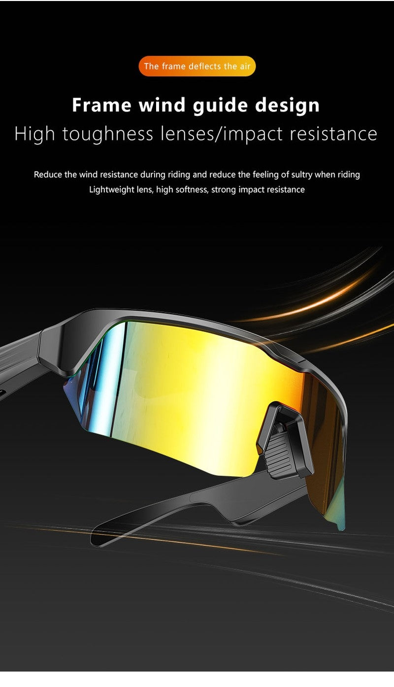 Ergonomic Sports Bluetooth Sunglasses for All Outdoor Activities