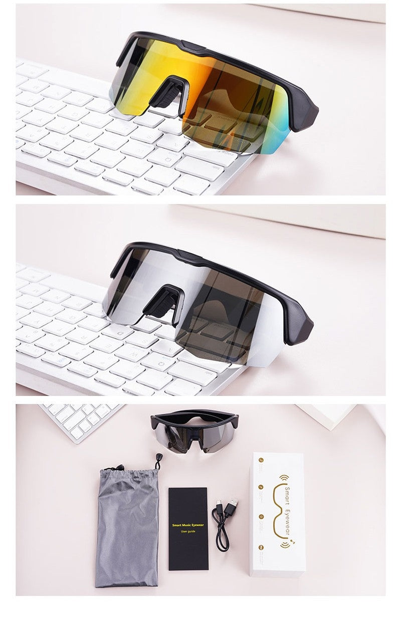 Ergonomic Sports Bluetooth Sunglasses for All Outdoor Activities