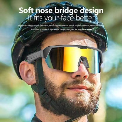 Ergonomic Sports Bluetooth Sunglasses for All Outdoor Activities