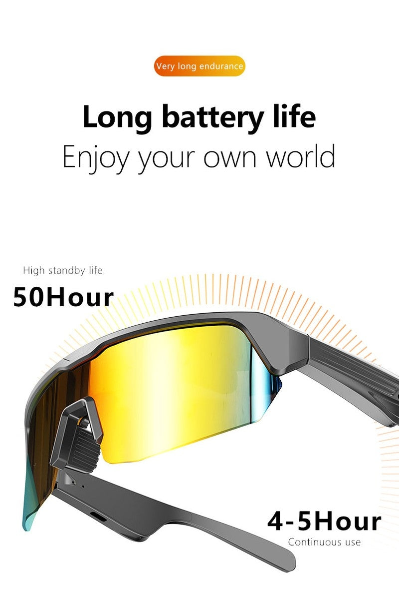 Ergonomic Sports Bluetooth Sunglasses for All Outdoor Activities